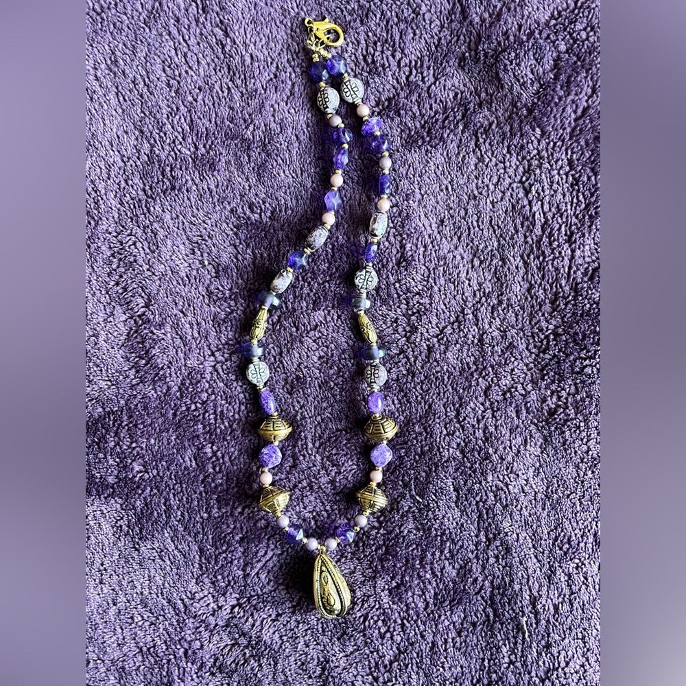 Purple Statement Necklace